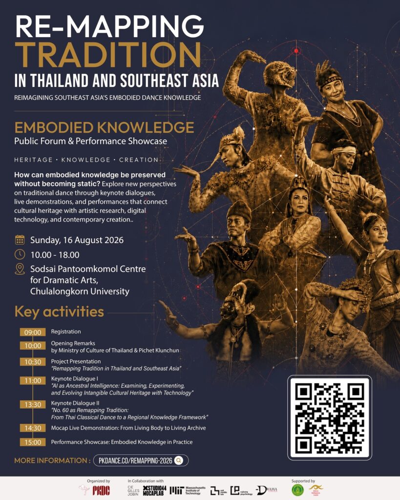 Re-mapping Tradition in Thailand and Southeast Asia – Embodied Knowledge: Public Forum & Performance Showcase